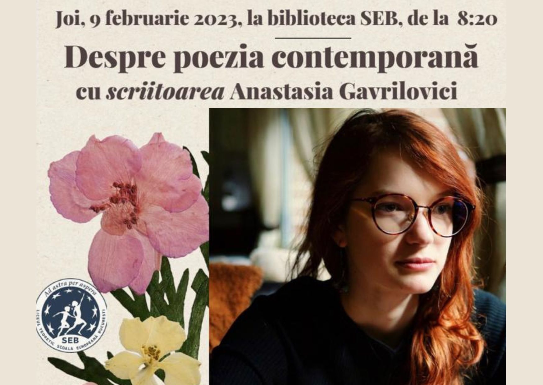 Despre poezia contemporană cu scriitoarea Anastasia Gavrilovici